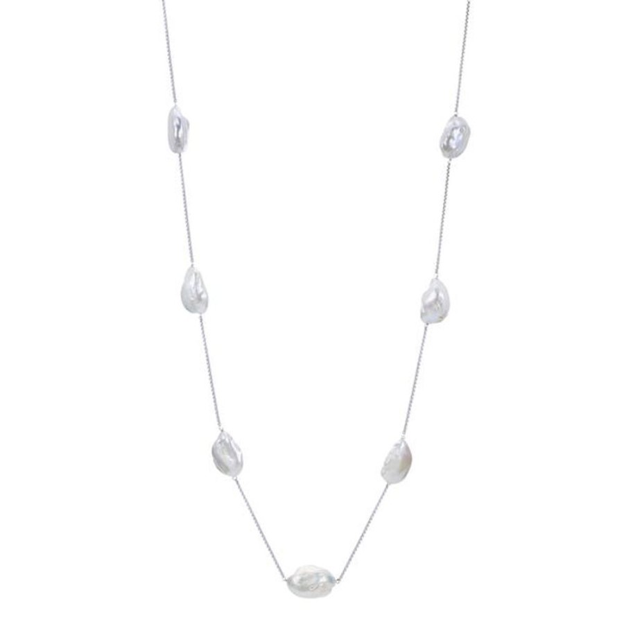 Pearl Jewelry Imperial Pearls | Sterling Silver Freshwater Pearl Necklace