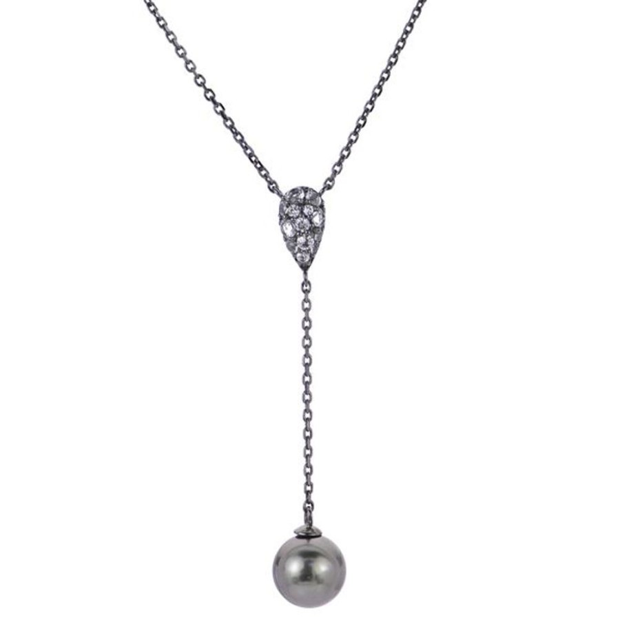 Pearl Jewelry Imperial Pearls | Sterling Silver Tahitian Pearl Necklace