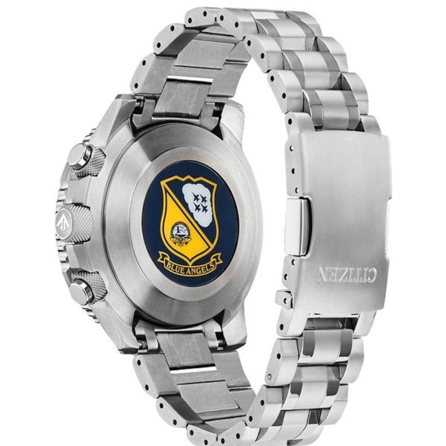 Watches Citizen | Citizen Blue Angels Promaster Eco Skyhawk Mens Super Titanium