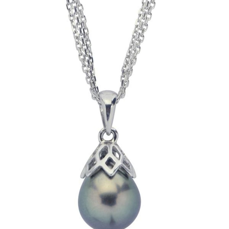 Pearl Jewelry Imperial Pearls | Sterling Silver Tahitian Pearl Pendant