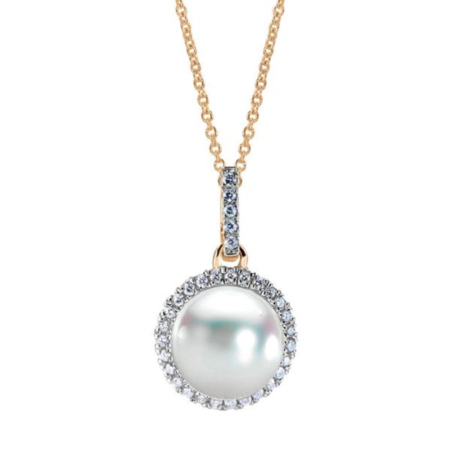 Pearl Jewelry Imperial Pearls | 14Kt Yellow Gold Akoya Pearl Pendant