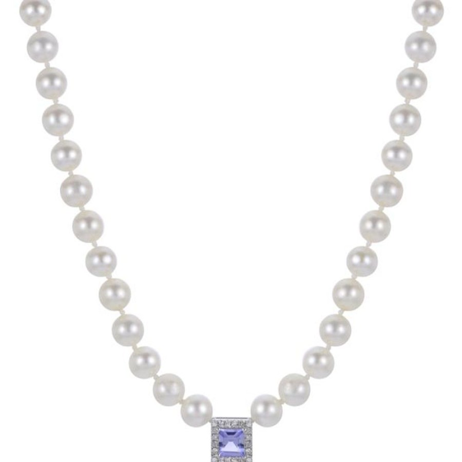 Pearl Jewelry Imperial Pearls | 14Kt White Gold Freshwater Pearl Necklace