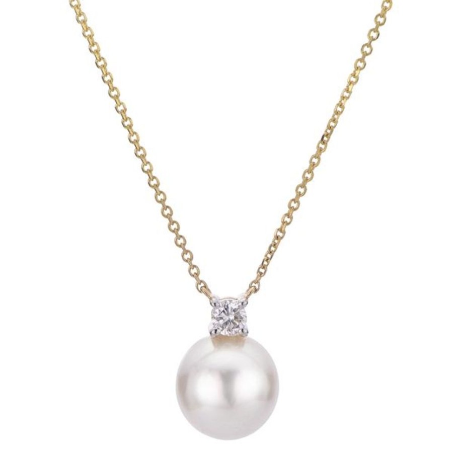 Pearl Jewelry Imperial Pearls | 14Kt Yellow Gold Akoya Pearl Necklace