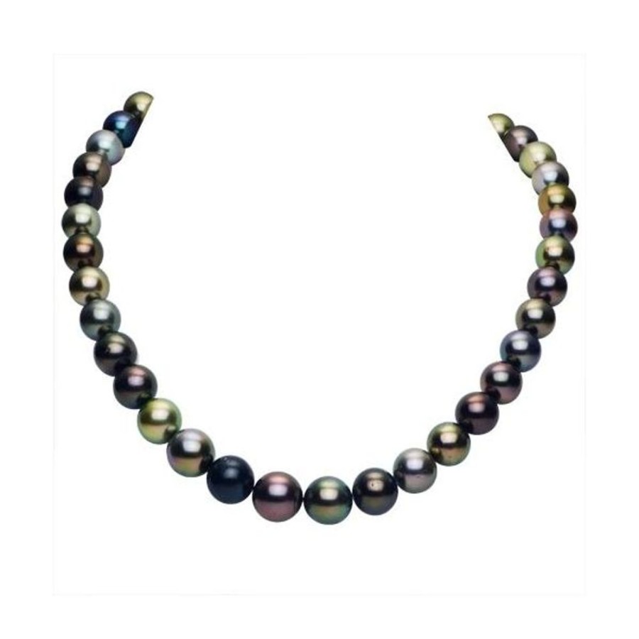 Pearl Jewelry Imperial Pearls | 14Kt White Gold Tahitian Pearl Necklace