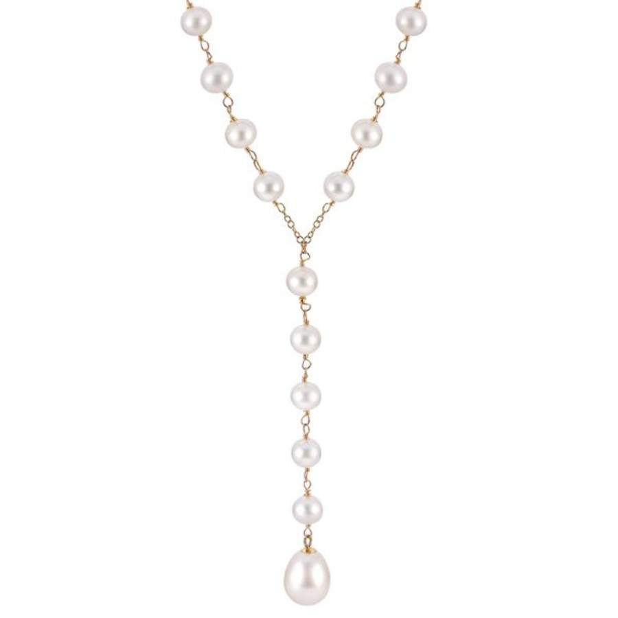 Pearl Jewelry Imperial Pearls | 14Kt Yellow Gold Freshwater Pearl Necklace