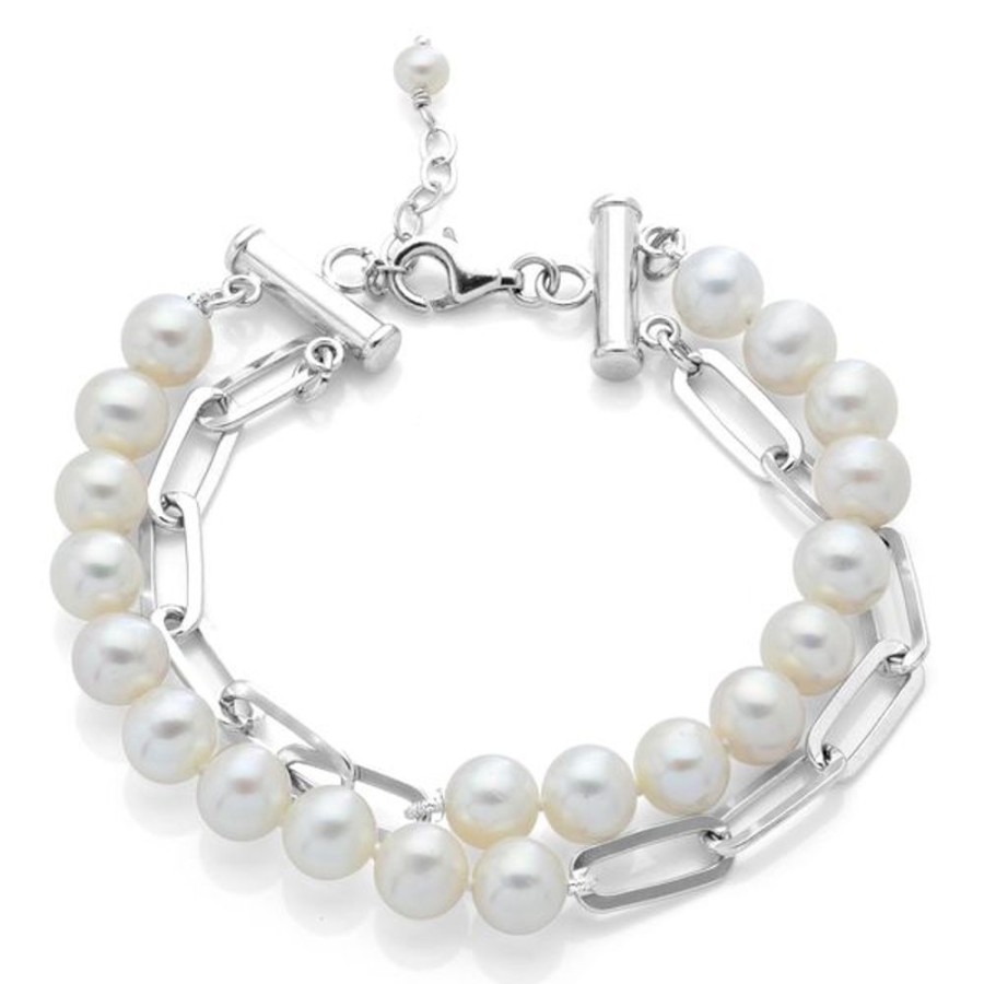 Pearl Jewelry Imperial Pearls | Sterling Silver Freshwater Pearl Bracelet