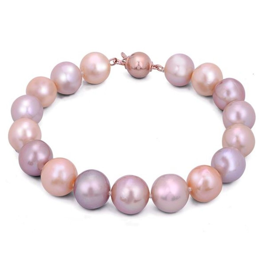 Pearl Jewelry Imperial Pearls | 14Kt Rose Gold Freshwater Pearl Bracelet