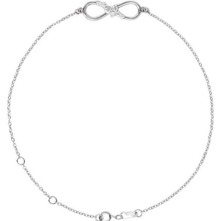 Diamond Jewelry Stuller | Accented Infinity Bracelet