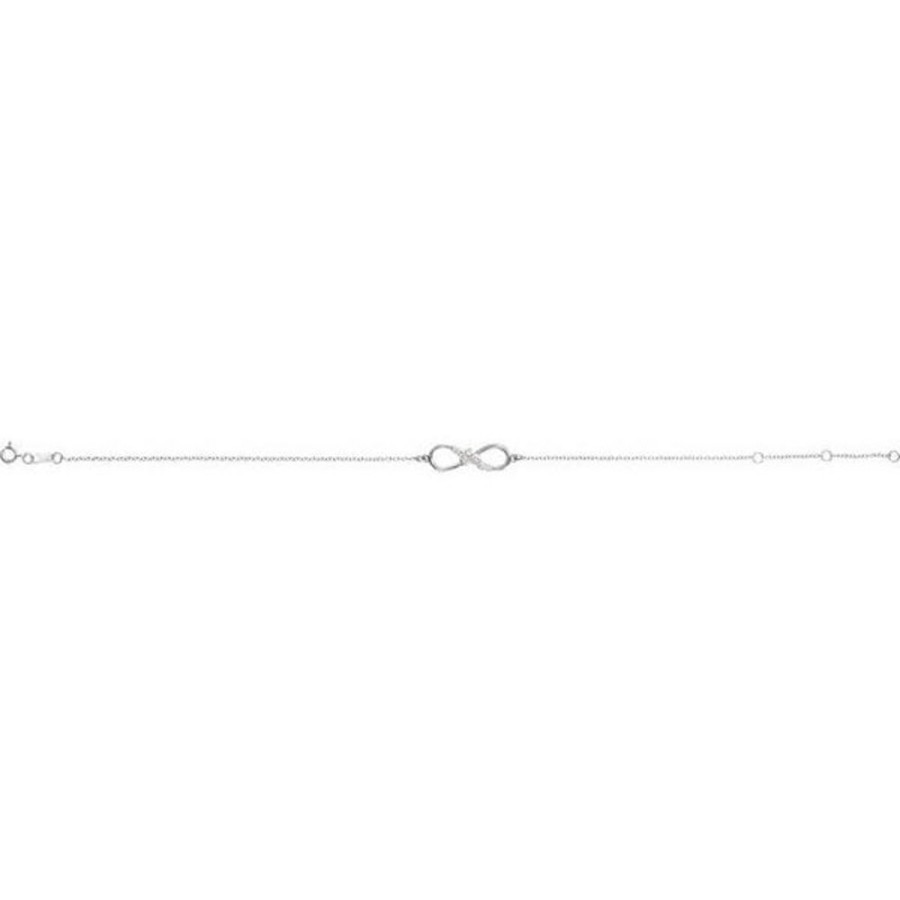 Diamond Jewelry Stuller | Accented Infinity Bracelet